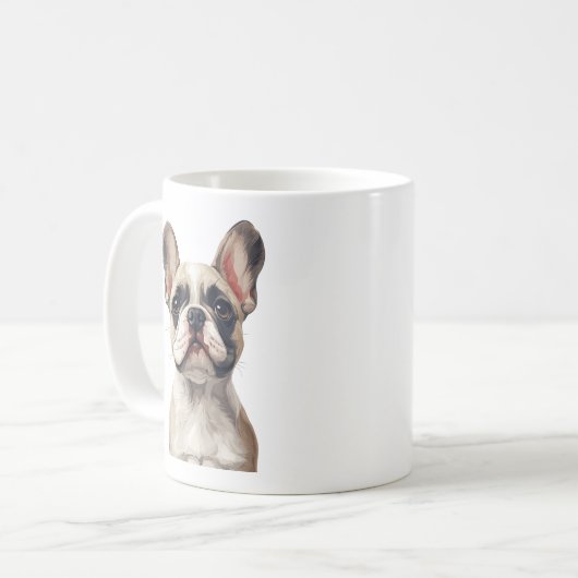 Mug Chien blanc (Devant gauche)