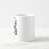 Mug Chien blanc doux en aquarelle (Centre)