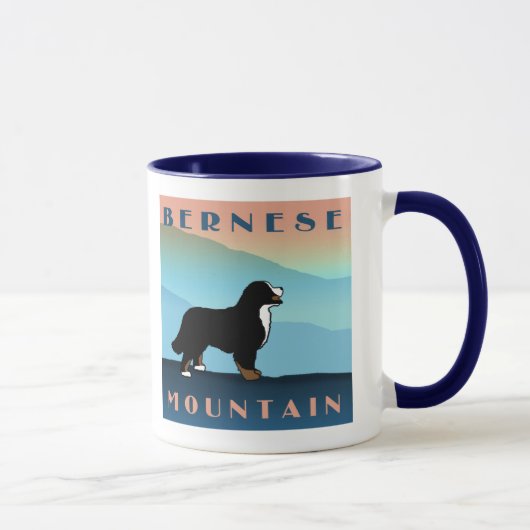 Mug Chien bleu de Bernese de montagne (Droite)