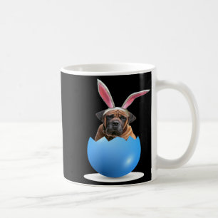 Mug Chien Boerboel Lapin de Pâques Œuf Coloré Chasse C