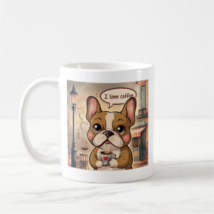 MUG CHIEN BOIRE CAFÉ