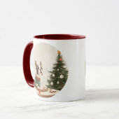 Mug Chien Boston Terrier de Noël (Devant gauche)