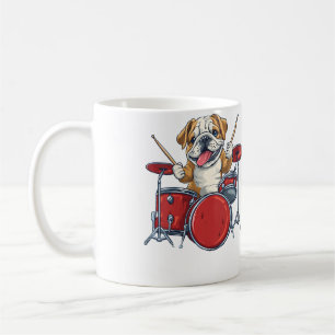 Mug Chien bouledogue anglais mignon de femme jouant de