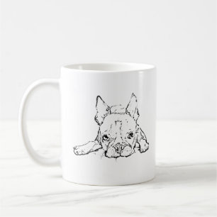Mug Chien Bouledogue Français Mignon, Café Personn
