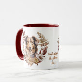 Mug Chien Brown rouge de l'Australie berger couronne d (Devant gauche)