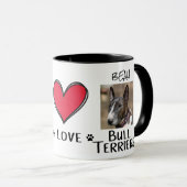 Mug Chien Bull Terriers Musique (Devant droit)