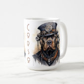 Mug Chien Cane Corso Steampunk (Devant droit)