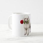 Mug Chien Caniche Mignon (Devant gauche)