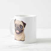 Mug chien carlin (Devant gauche)