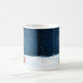 Mug Chien carlin en neige avec cadeaux de Noël (Centre)