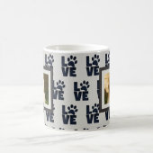Mug Chien Chat Empreintes de pattes Animaux de compagn (Centre)