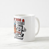 Mug Chien chaud et bière froide (Devant droit)