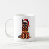 Mug Chien Chien Chien Chien Chien Chien Allemand Noël (Gauche)