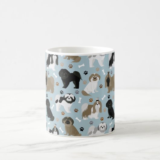 Mug Chien Chien Chien Chien Chien Chien Paws et Os (Centre)