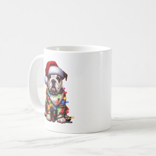 Mug Chien Chien Chien Chien Chien Chiot Noël (Devant gauche)