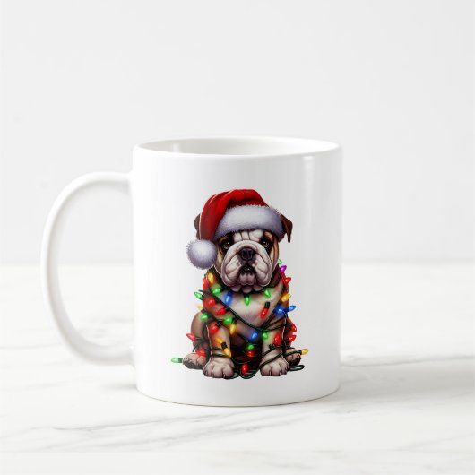 Mug Chien Chien Chien Chien Chien Chiot Noël (Gauche)
