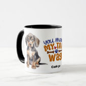 Mug Chien Chien Chien Coonhin Vous Faites Mon Wag Tail (Devant gauche)