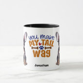 Mug Chien-chien français Chien-chien Vous Faites Mon W (Centre)