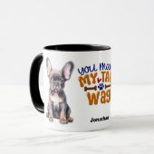 Mug Chien-chien français Chien-chien Vous Faites Mon W (Devant gauche)