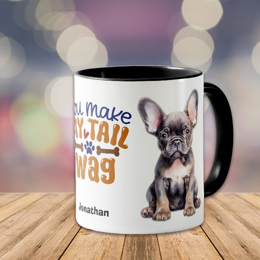Mug Chien-chien français Chien-chien Vous Faites Mon W