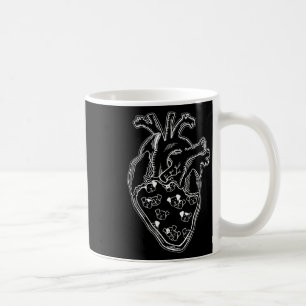 Mug Chien Chiens Coeur Anatomie Style tatouage