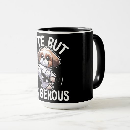 Mug Chien chih-tzu drôle (Devant droit)