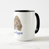 Mug Chien chiot (Devant droit)