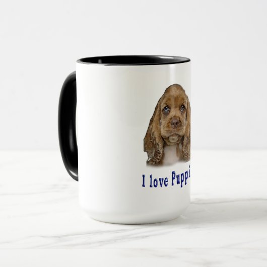 Mug Chien chiot (Devant gauche)