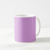 Mug Chien chiot blanc mignon Une photo Lumière violet (Devant droit)
