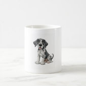 Mug Chien chiot dalmate Premium Scoop (Centre)