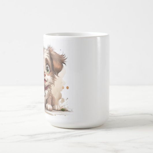 Mug Chien chiot mignon (Centre)