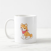 Mug Chien chiot mignon Shiba Inu (Gauche)