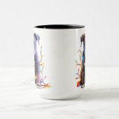 MUG CHIEN CHIOT PITBULL NOËL FÊTE (Centre)