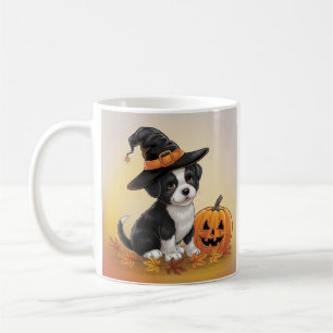 Mug Chien citrouille Halloween conception mignonne 