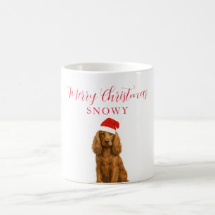 Mug Chien Cocker Spaniel avec chapeau de Père Noël Noë
