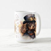 Mug Chien Cocker Spaniel Steampunk (Devant droit)