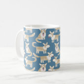 Mug Chien Corgi Mignon (Devant gauche)