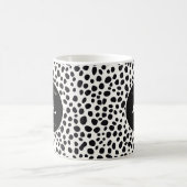 Mug Chien dalmate Abstrait Motif Monogramme (Centre)