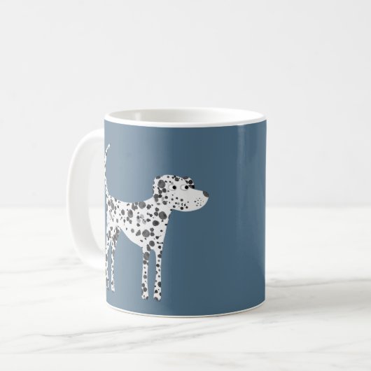 Mug Chien dalmate amusant (Devant gauche)