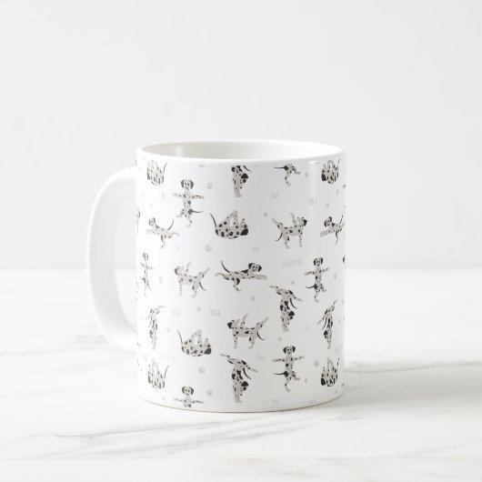 Mug Chien dalmate faisant du yoga (Devant gauche)