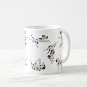 Mug Chien dalmate faisant du yoga (Devant droit)
