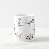 Mug Chien dalmate faisant du yoga (Centre)