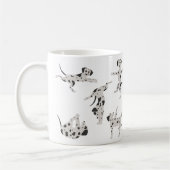 Mug Chien dalmate faisant du yoga (Gauche)
