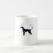 Mug Chien dalmate - Halloween Lune Silhouette Classic (Centre)