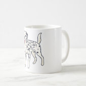 Mug Chien dalmate Magie (Devant droit)