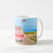 Mug Chien dalmate Saint Valentin Coeurs de Camion (Devant droit)