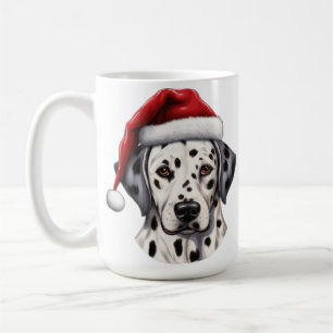 MUG CHIEN DALMATIEN DE NOËL VACANCES MIGNON