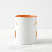 Mug Chien dans Jack-o-Lantern (Centre)