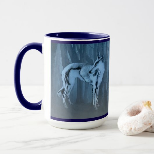 Mug Chien dans la forêt (Avec donut)