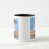 Mug Chien dans le pot de fleurs (Centre)